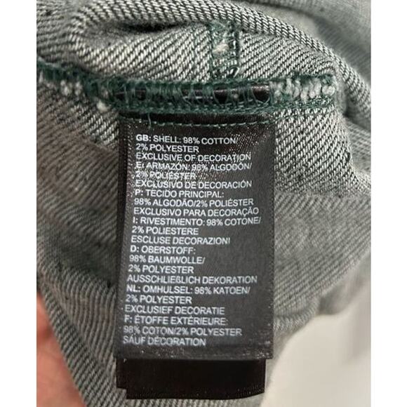 The North Face Women's Button-Down Long Sleeves Denim T-Shirt Green Gray Size S/ - Picture 4 of 6